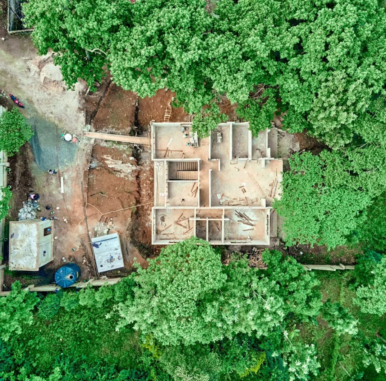 Aerial Construction Project